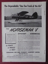 6/1947 PUB CANADIAN CAR FOUNDRY NORSEMAN V USAAF C-64 CF-BEM ORIGINAL AD