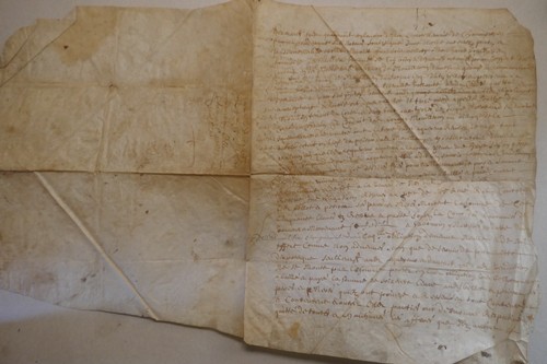 1650 parchemin ancien - parchemin,