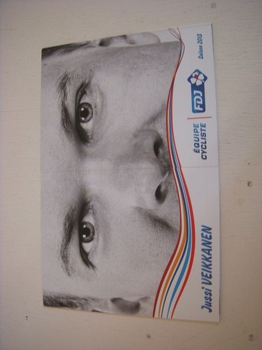 Cyclisme carte postale fdj - postale,