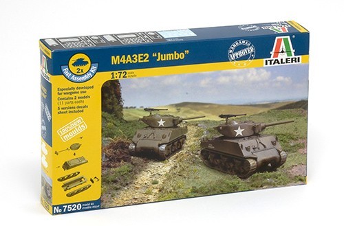 Italeri 7520 chars m4a3e2 - italeri,