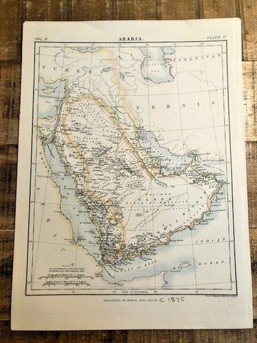 Carte ancienne colorée - colorée,