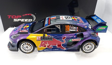 Modèle Auto 1:18 Top Speed Tsm Ford Puma Rally 1 Loeb Winner Monte Carlo 2022