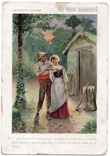 CHROMO "Au Bon Marché" = LES SOUHAITS RIDICULES 6 + Bûcheron, scie et hache