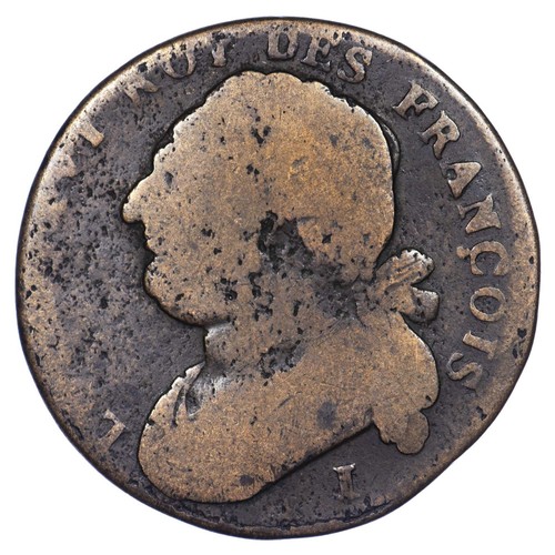France louis xvi deniers - france,