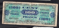 France 100 Francs France 1944