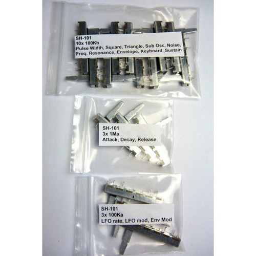 Complete set x16 sliders - x16,