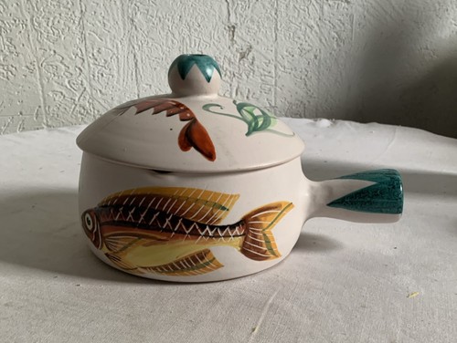 Grand poelon decor poisson - decor,