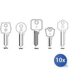 10x Silca Clé Plate Laiton
