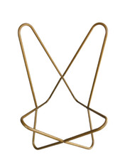 Handmade Doré Papillon Chaise Relax Bras Remplacement Cadre Complet Pliable