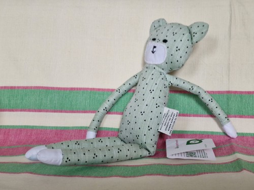 Doudou chat vert ape - doudou,