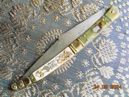 Couteau navaja ancien - bon, etat