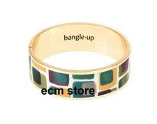 Bracelet Vega 2 cm Vert bosphorus T1 bangle jonc bijoux femme art moderne /EBTO