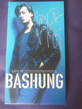 ALAIN BASHUNG / COFFRET signé / MES PETITES ENTREPRISES / RARE  3 CD / 50 TITRES