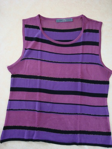 Debardeur pull haut caroll - pull,