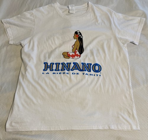 Hinano tahiti shirt white beer - hinano,