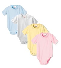 Hanes Body Bébé Filles Garçons Tout-Petit Uni Coton Babygrow 0-24 Mois