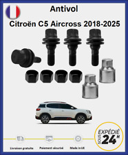 Ecrous antivol de roues noir Citroën C5 Aircross 2018-2025