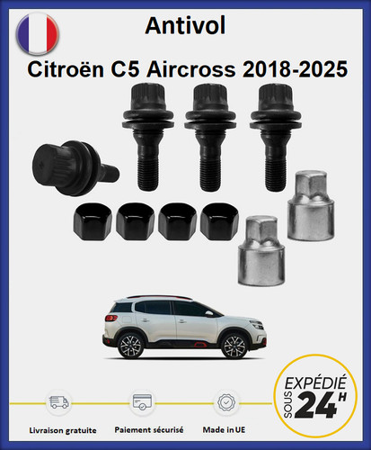 Ecrous antivol roues - ecrous,