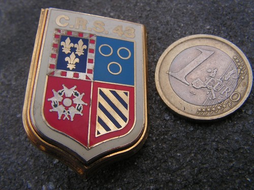 Insigne police francaise crs - ,