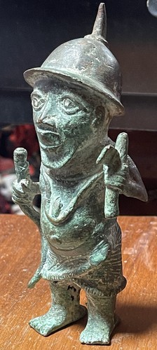Bronze bénin statuette - bronze,