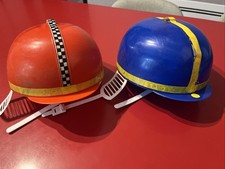 Lot de 2 Casques jouet Vintage Enfant Pour voiture à pédales 
