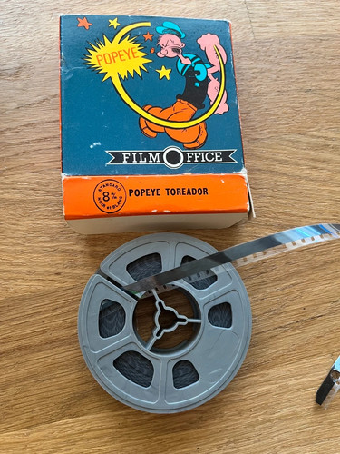 Popeye toreador film - film, 8mm