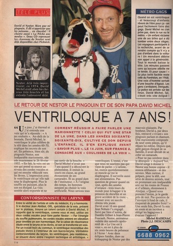 Coupure presse clipping - de,