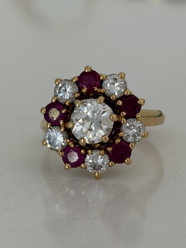 7865 bague marguerite or - 7865-,
