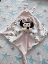 Doudou Minnie noeud rose blanc