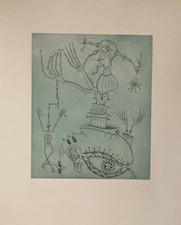 Joan Ponç gravure originale