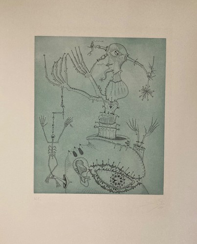 Joan ponç gravure originale - joan,