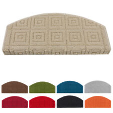 Tapis Protège Marche 57x27cm D’Escalier 3D Antidérapant Échelle Semiluna