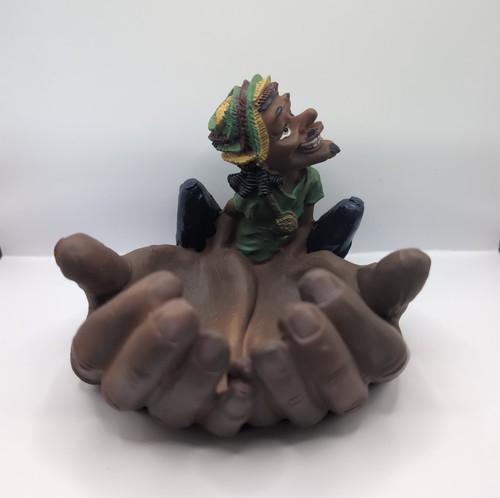 Rasta jamaican man holding - jamaican,