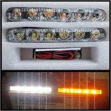 Feux de Jour Diurne + Clignotants LED DRL Eclairage pour Citroen Xsara Picasso