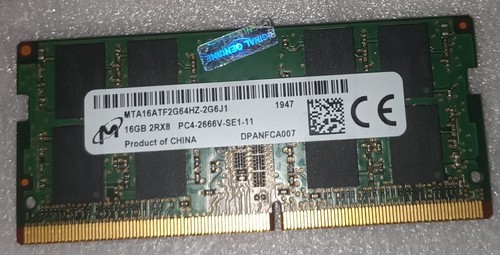 Ram ddr4 16go dimm 2rx8 - so-dimm,