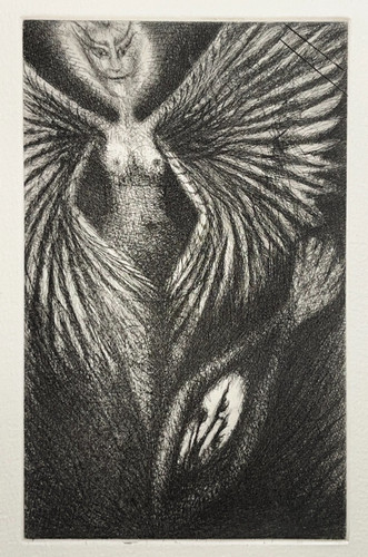 Curiosa gravure eau forte jean - gravure,