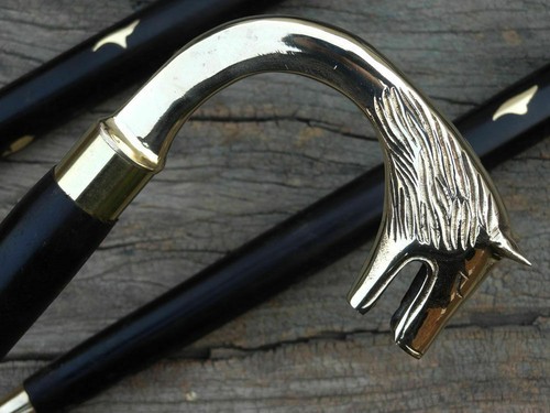 Vintage designer fox poignée - vintage,