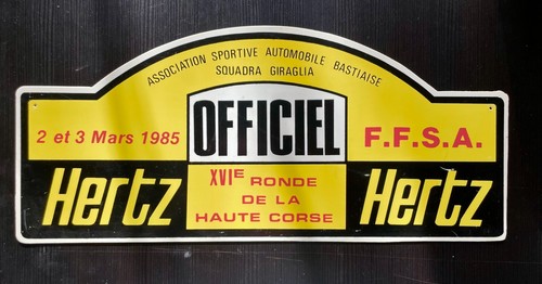Plaque rallye automobile - rallye,