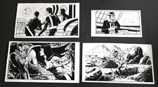 Lot de 4 dessins de Raoul