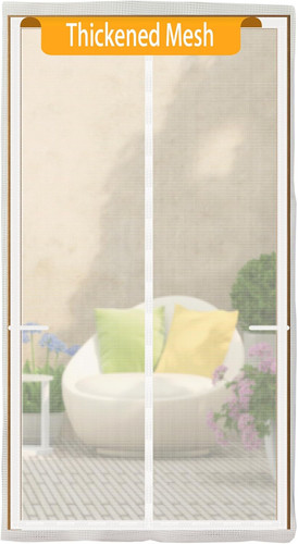 Upgraded magnetic screen door - magnetic,