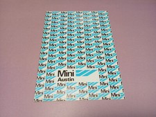 AUSTIN MINI 1000 et 1100 brochure catalogue documentation - édition 1981