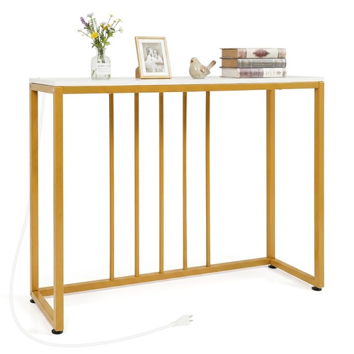 Console table built - table, w/built-in