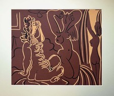 PICASSO  -  Linogravure  -  "
