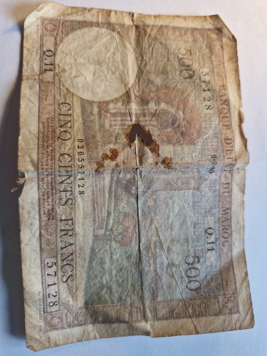 Billet banque 500 - billet, :