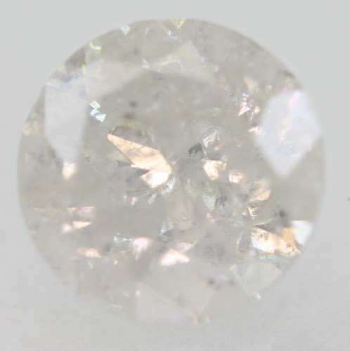 Diamant naturel taillé rond - diamant,