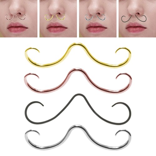 Anneau nez moustache - anneau,