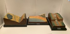 Nérée Boubée de 3 anciens modèles géologiques en plâtre et bois 