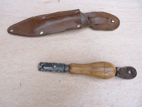 Ancien outil calibreur fendeur - ancien,