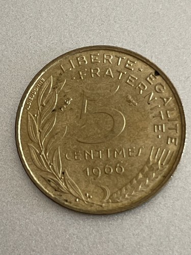 1966 france centimes 933 - france, km#