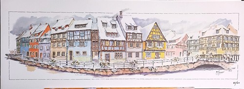 Reproduction aquarelle - reproduction, d'aquarelle
